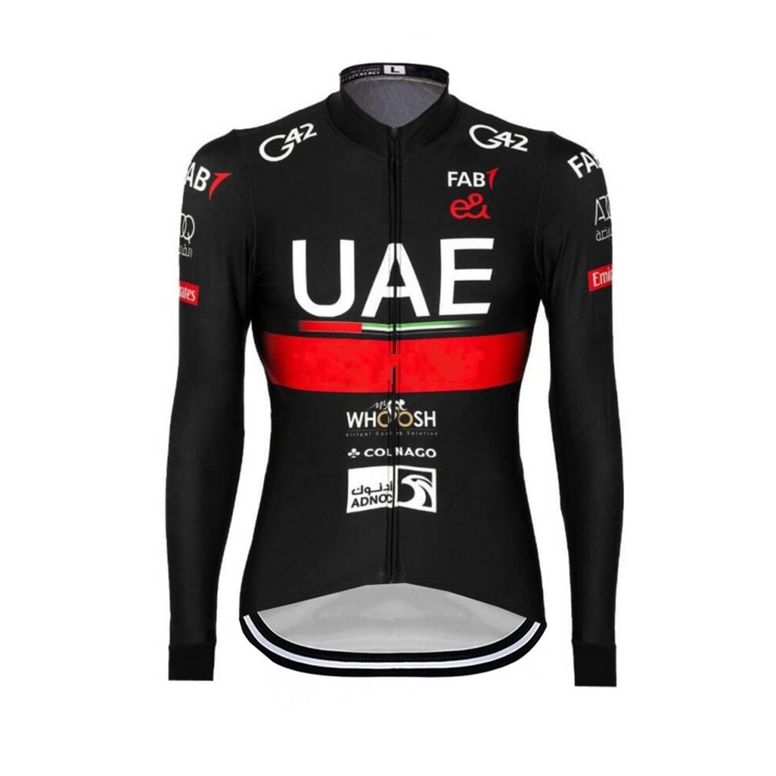 Pro Team Maillot ciclismo hombre manga larga polar térmico maillot ciclismo invierno, secado rápido carretera Calentador Ropa ciclismo