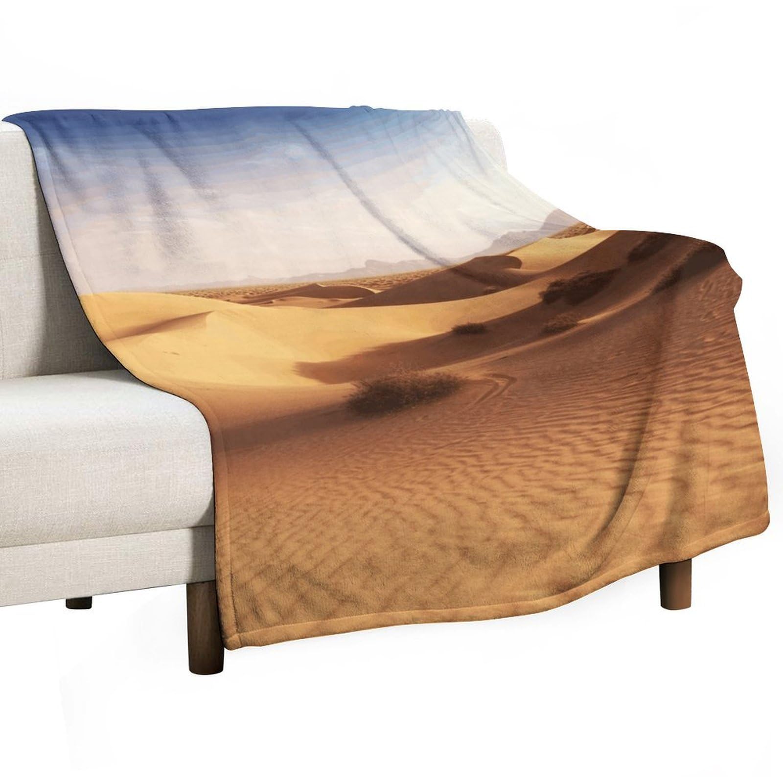 Couverture en flanelle douce 152x203 cm légère pour lit