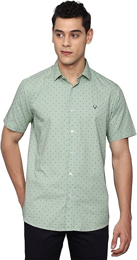 Allen Solly Men’s Solid Regular Fit Shirt