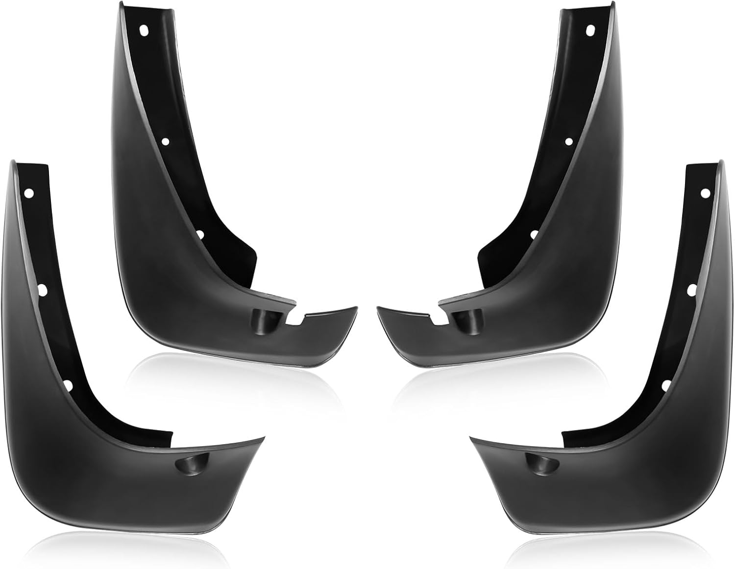 2003 Highlander Mud Flaps Mud Guards Compatible with Toyota Highlander 2003-2006 Splash Guard No Drilling Required All Weather Mudflaps(Set of 4)