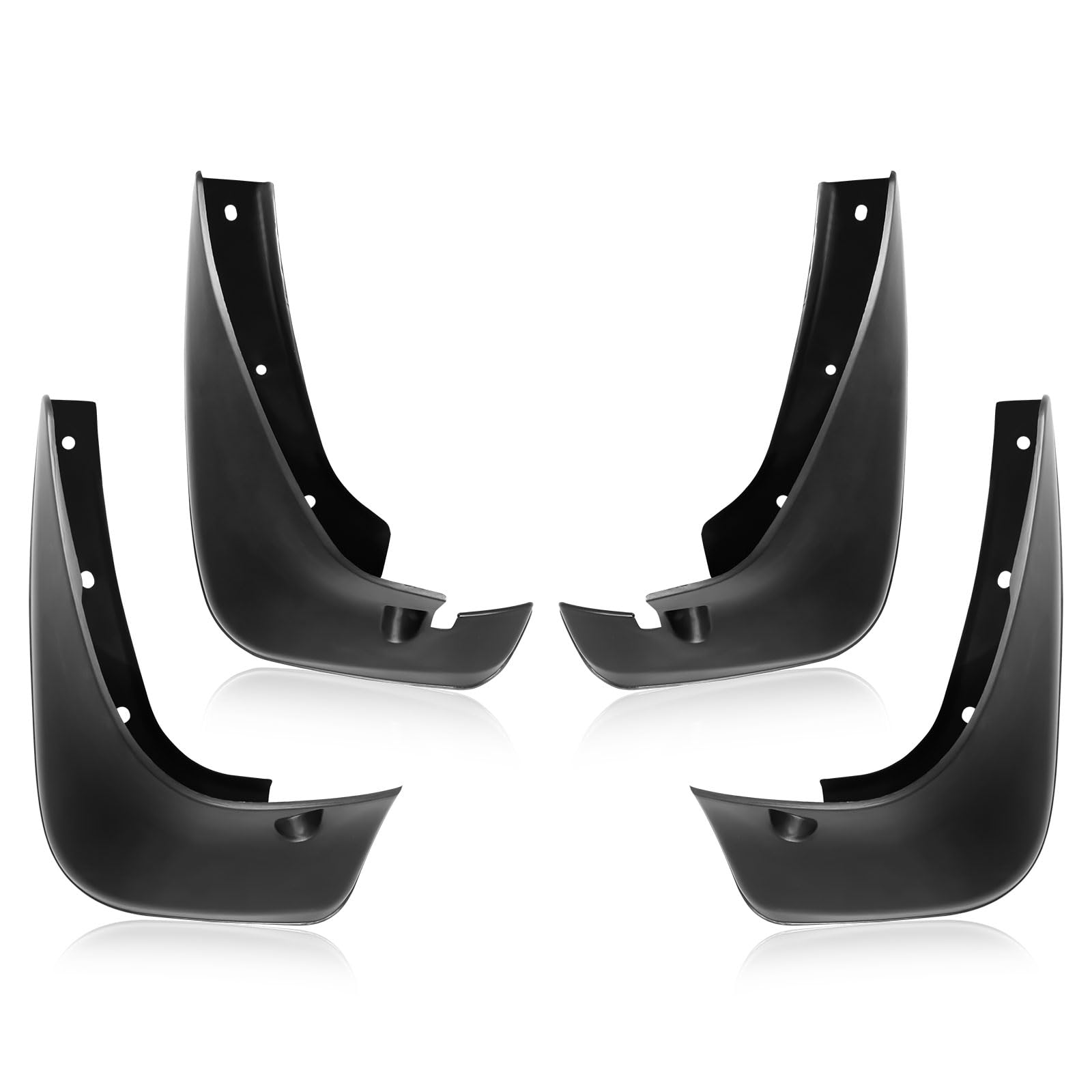 2003 Highlander Mud Flaps Mud Guards Compatible with Toyota Highlander 2003-2006 Splash Guard No Drilling Required All Weather Mudflaps(Set of 4)