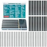 Lonely Binary 75pcs 2.54mm Male hearder and Female Breadboard Pin Headers (20x40-pin Female headers, 55x40-pin Male headers) with Storage Case Compatible with Arduino ESP32 STEM DIY Projects