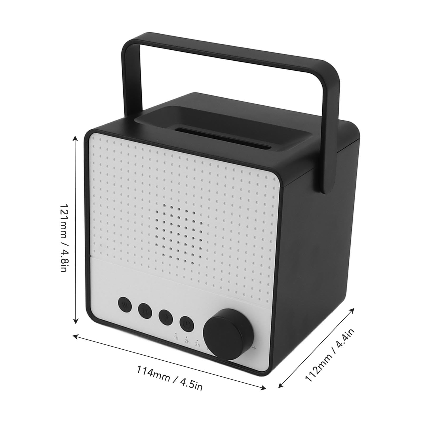 Umidificatore per Aromaterapia con Diffusore di Oli Essenziali, Funzionamento Silenzioso Portatile, 120 Ml, per Luce Colorata, Camera da Letto, Ufficio Domestico
