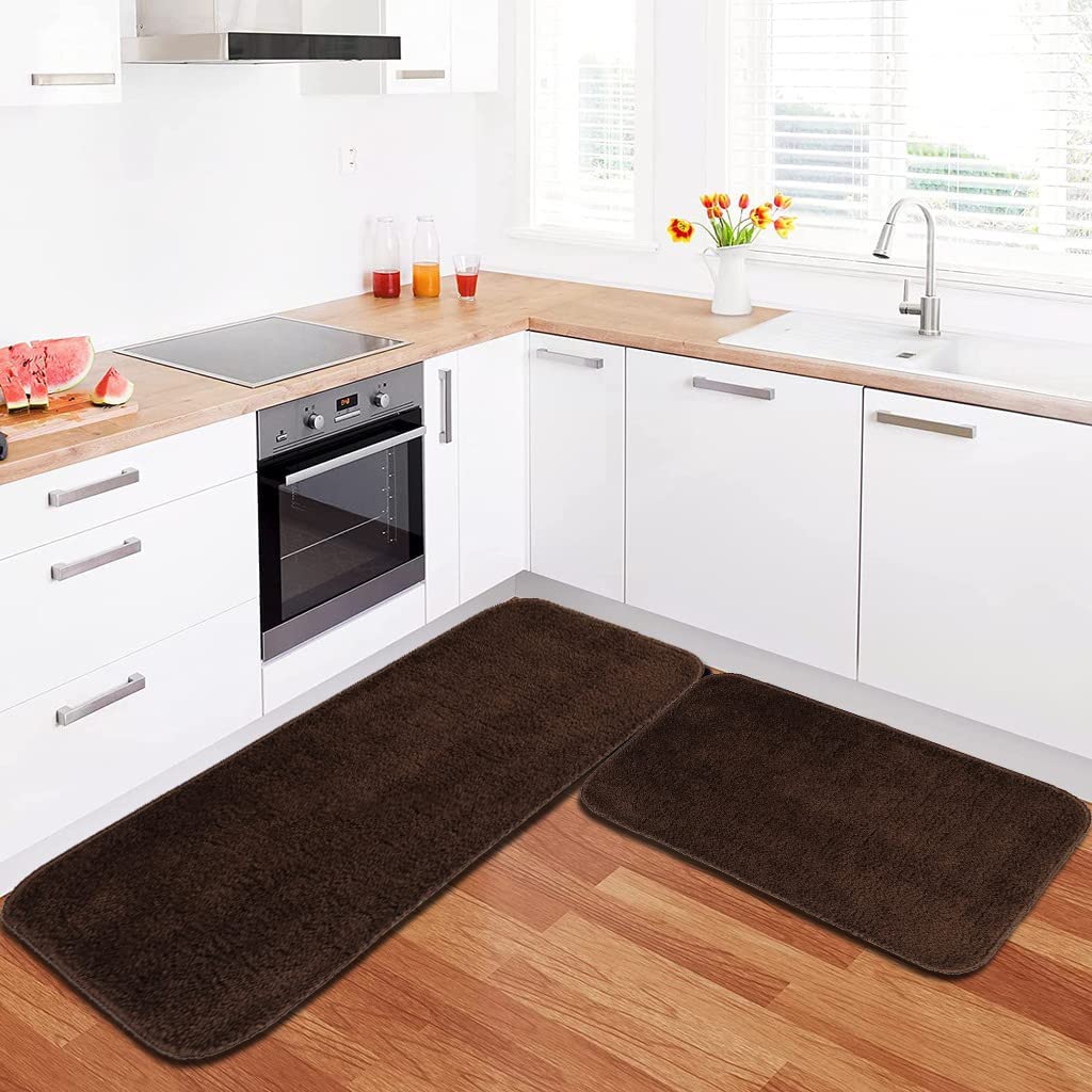 Microfiber Mehar Kart Kitchen Mat And Runner With Anti Skid Attractive Look Soft Combo Kitchen Mat Backing,Set Of 2 (40X120(40 X 60 Cm) Dark Grey (B0CNY1KSBZ) Amazon Price History, Amazon Price Tracker