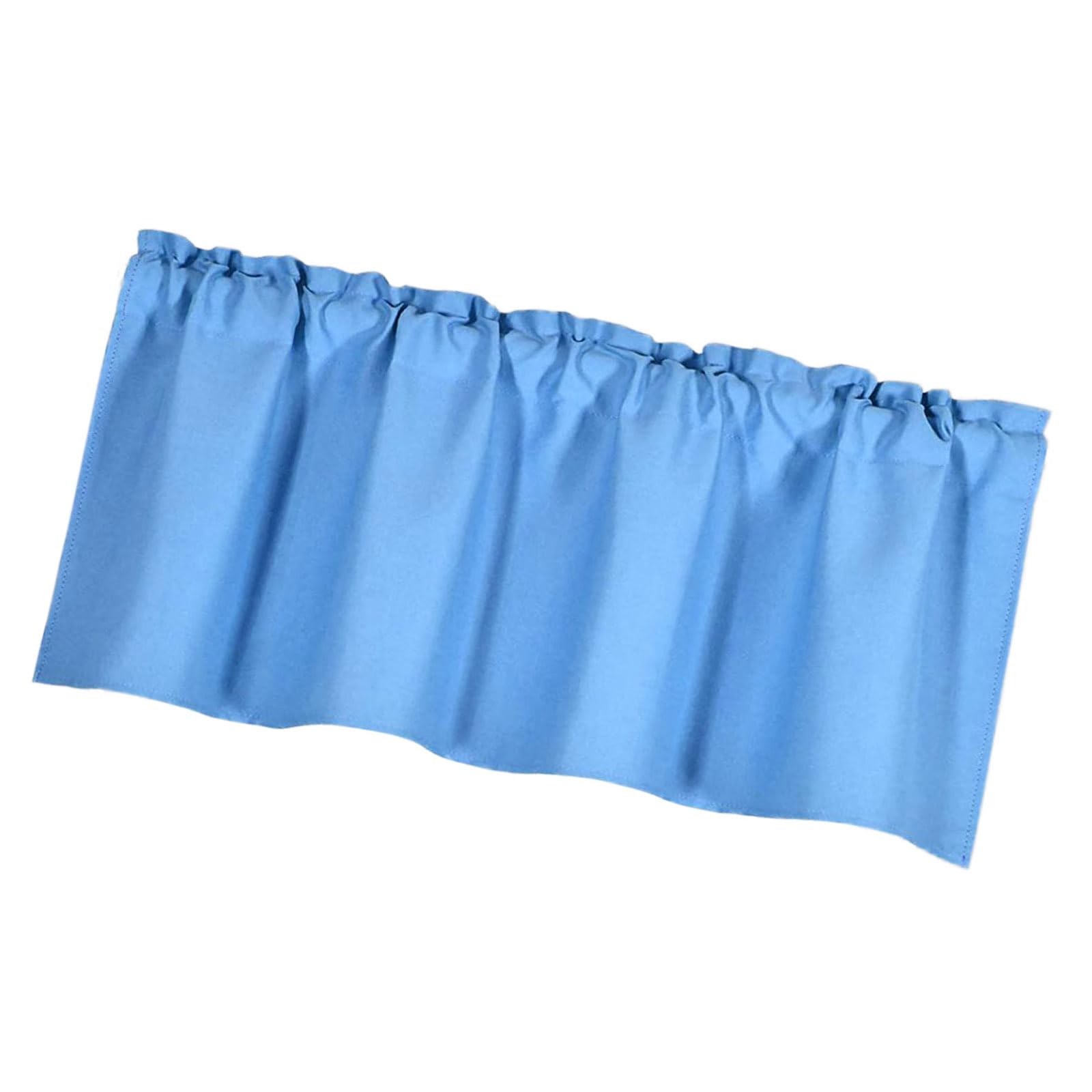 Nucelit Blackouts Short Curtain Rod Pocket Top Light Filtering Valance for Bedroom Living Room Enhances Home Decors Privacy Bedroom Window Coverings