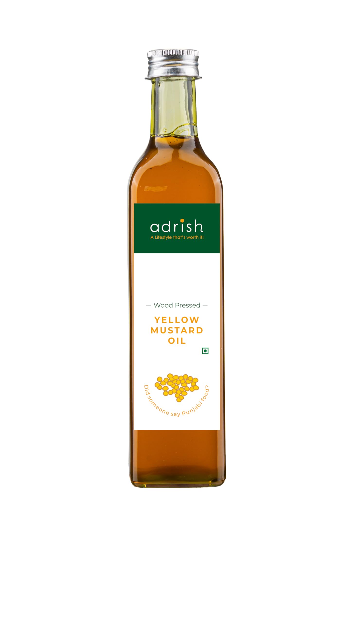 Adrish Zerowaste Wood Pressed Yellow Mustard Oil (1ltr) - Organic & Unrefined | Mustard Oil for Cooking | Kachi Ghani Sarso Oil | Sarso Cooking Oil | Glass Bottle (B09BKTHGQ7) Amazon Price History, Amazon Price Tracker