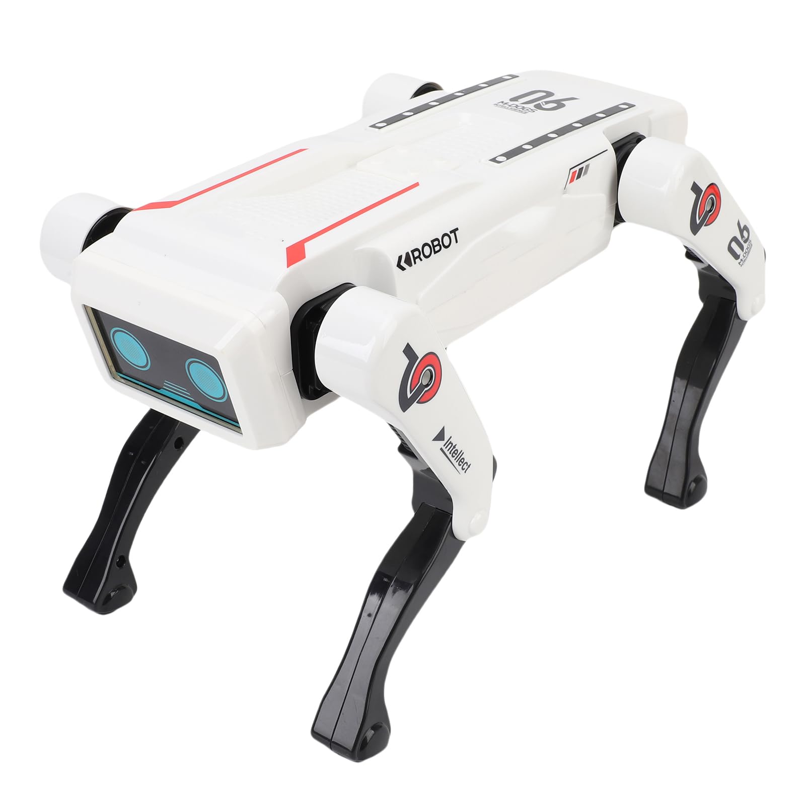 Perro Robot Inteligente, Juguete Stem Programable con IA, Control por Voz, Efectos de Luz y Música, Control Remoto Bluetooth, Programación de Acciones Interactivas, para Niños y