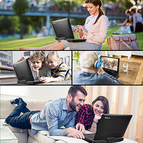 NAVISKAUTO 12 inch Portable Blu Ray DVD Player Support HDMI Out MP4 1080P Dolby Audio Sync Screen - Thumbnail 5