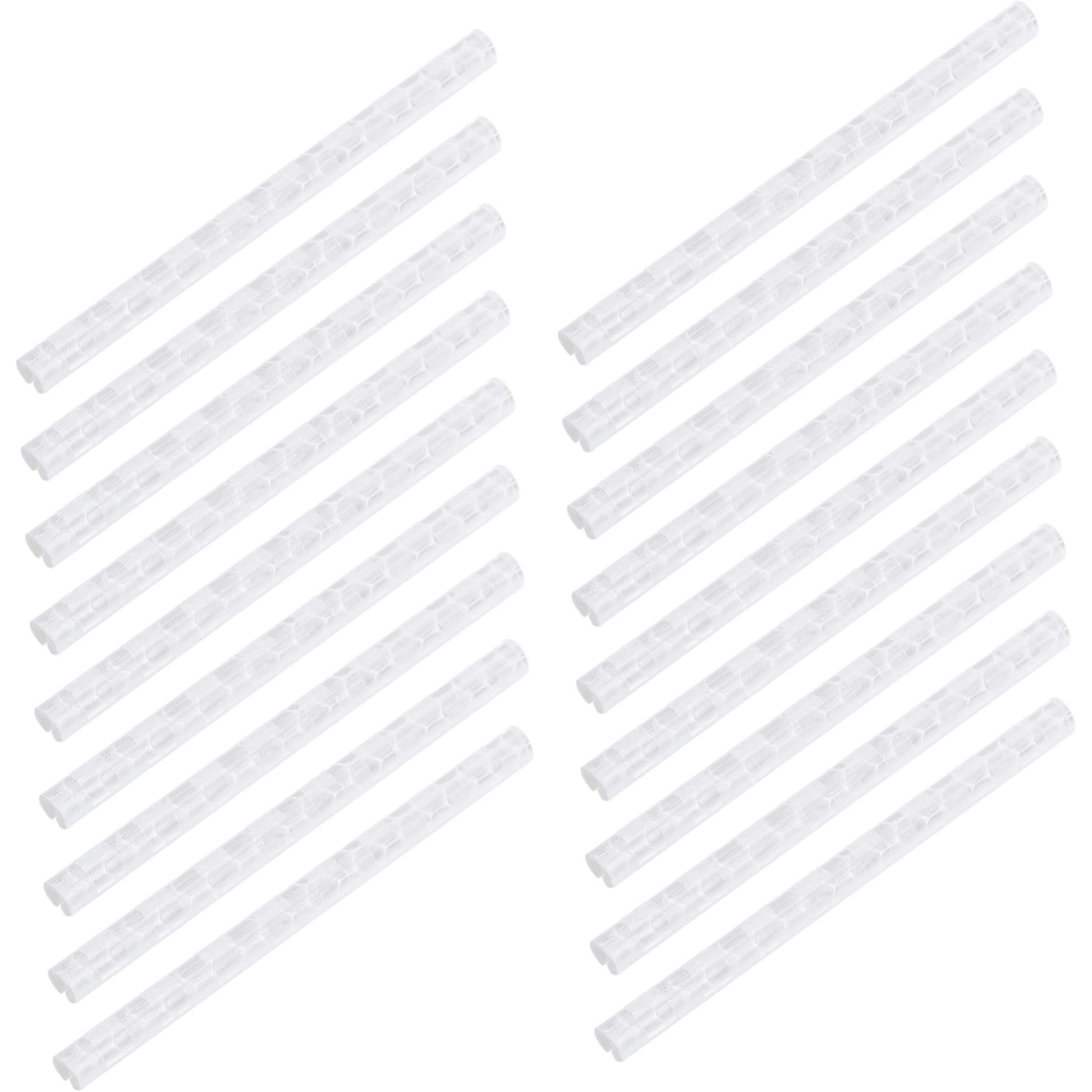 GALPADA Reflective Bike Wheel Spoke Strips Bicycle Reflectors Easy Install Yellow Reflective Strips for Cycling