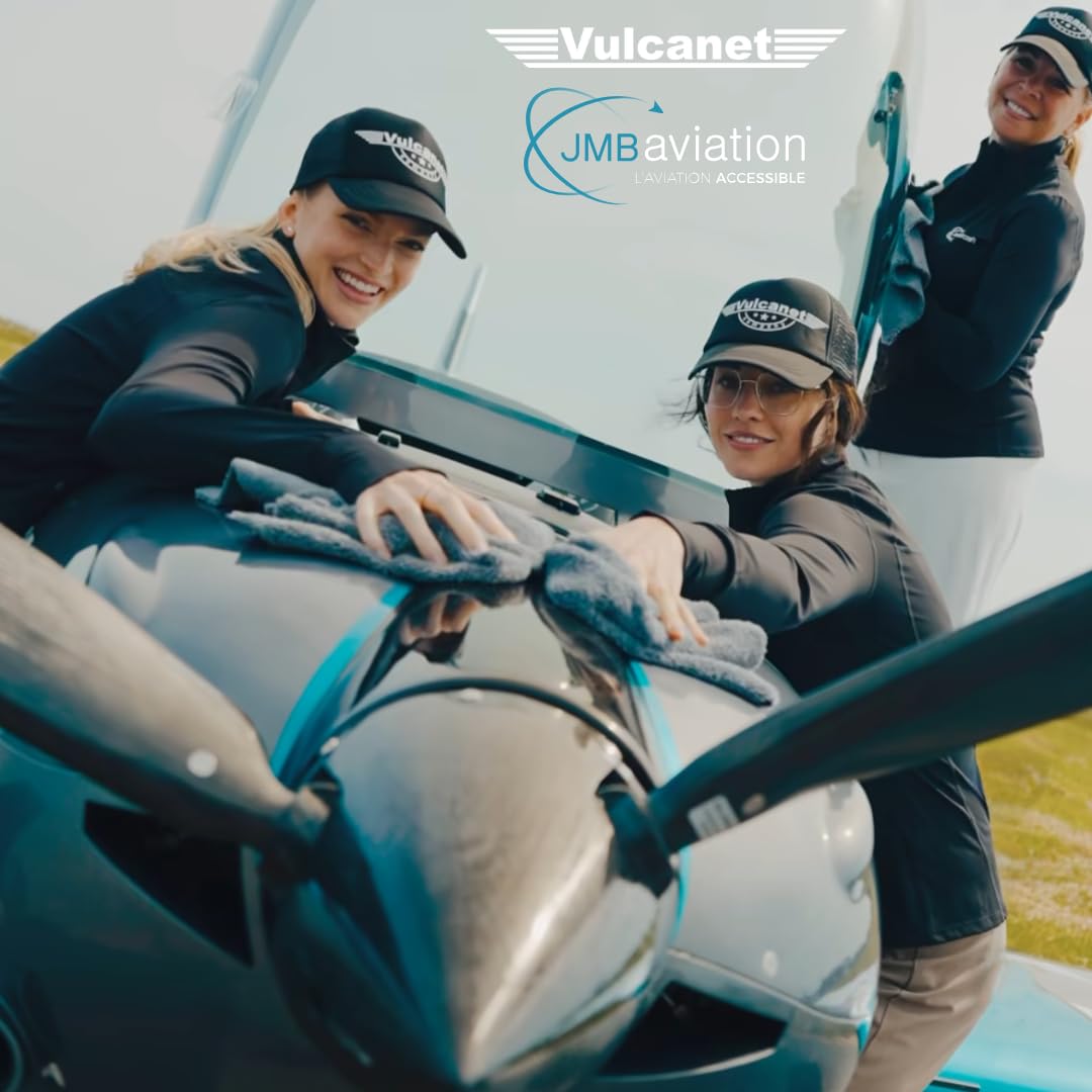 Vulcanet Nettoyant Avion ULM Helicoptère Sans Eau 80 Unités Kit Voyage Microfibre Pinceau Dégraisse Protège