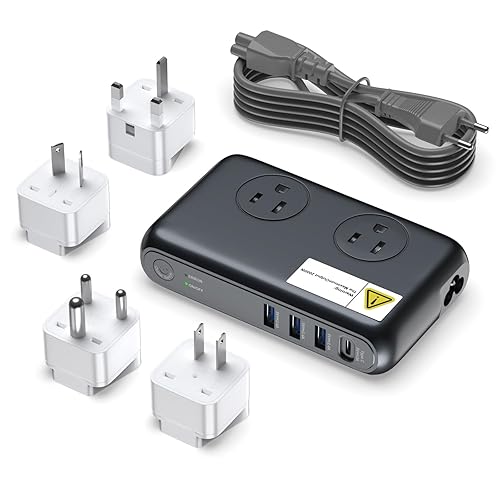 220V to 110V Voltager Converter, 230W Universal Travel Adapter with