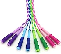 Vista 3 de Cuerda de saltar suave con cuentas para niños, hombres y mujeres, enredo, segmentada libre, cuerdas de saltar para entrenamiento de fitness