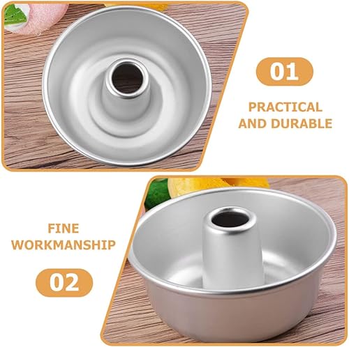 Miniatura 7 de Molde para donas de libra moldes de postre Moldes de postre Molde de donas individuales Moldes de pastel redondo Molde de aluminio para donas Molde