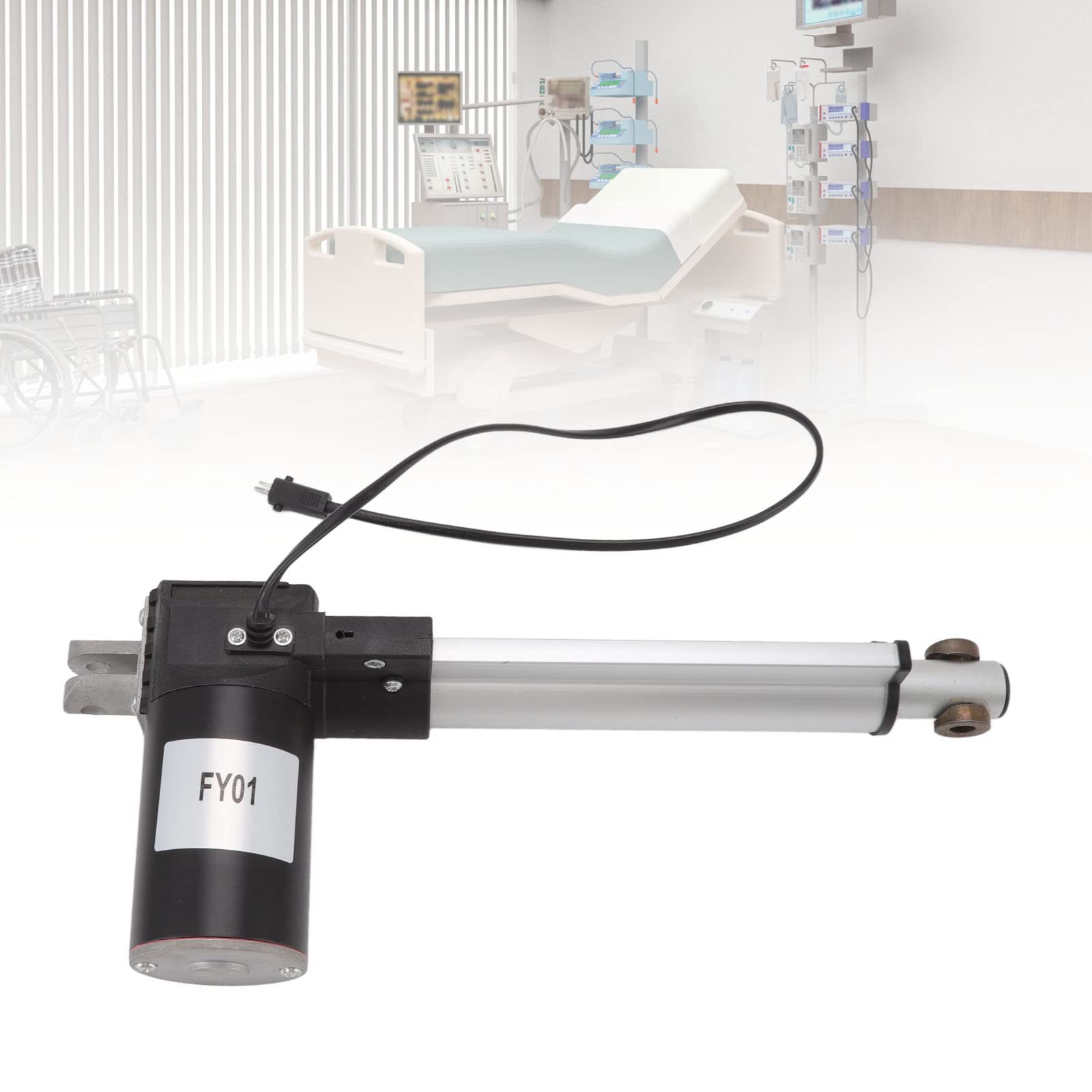 Generic Attuatore Lineare Elettrico a Corsa 24V 178Mm con Motore a Basso Rumore Ip43 per Macchinari di Sollevamento Industriali e Apparecchiature di Automazione