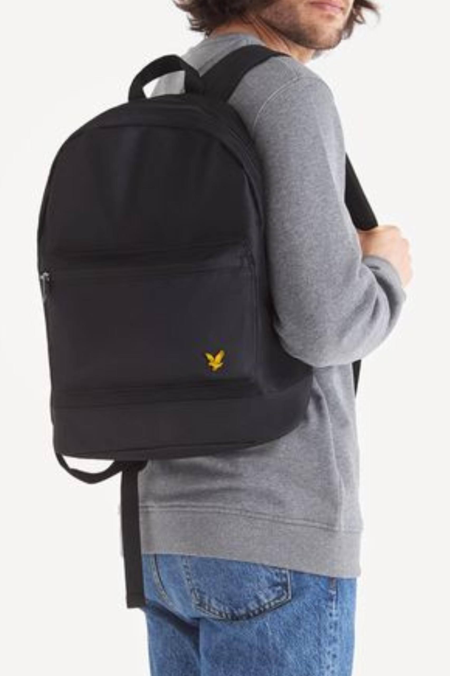 Lyle & Scott Herren Rucksack – 17L | Basic Design, Robuster Stoff und Laptopfach