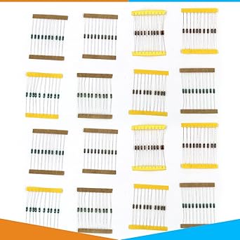 Robotbanao Resistor Kit-25 Components-250 Pieces-10 Pieces Each-For Industrial Projects-For DIY Projects