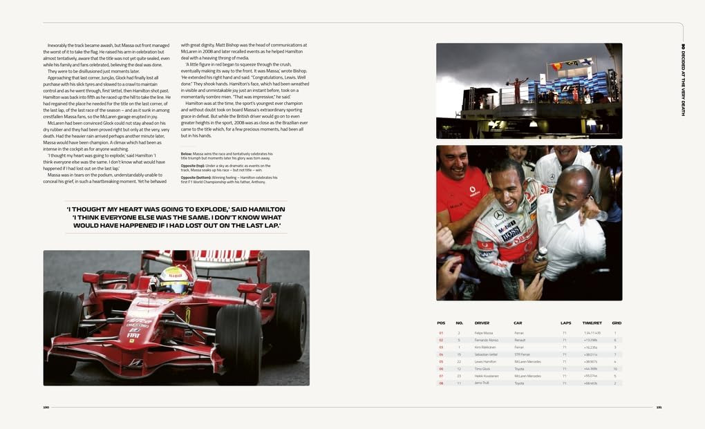 Formula 1: The Greatest Races: The Official Story of the Most Iconic Grand Prix Moments in F1