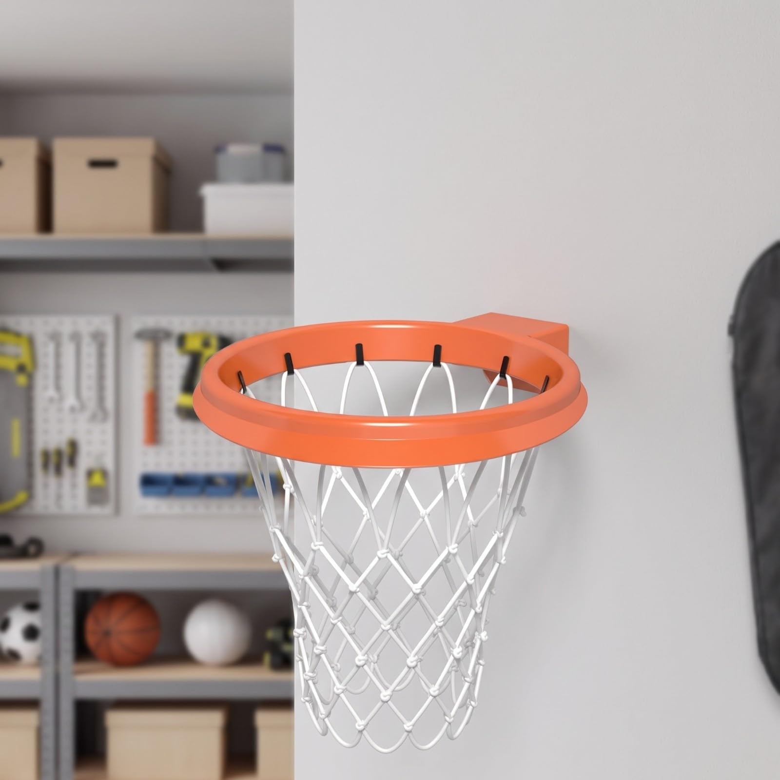 Baloncesto con Red Portátil | para Inriores y Exriores, Patios, Estudians