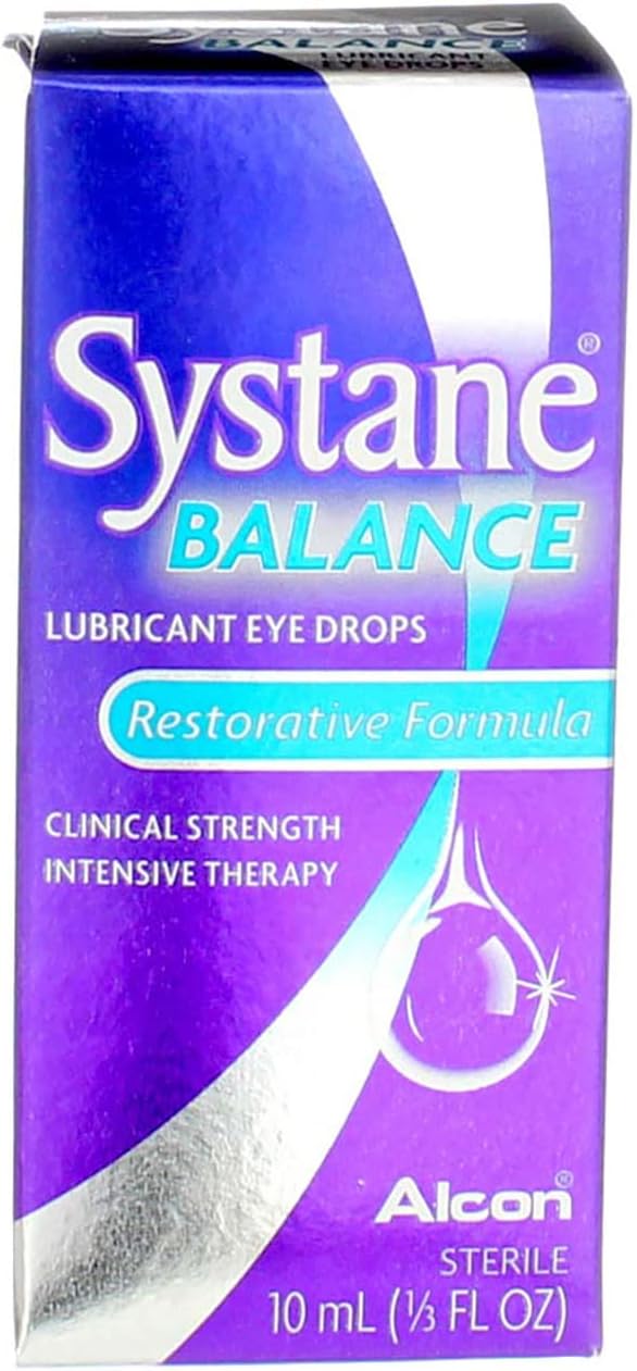 Systane Balance Restorative Lubricant Eye Drops - 10 ml, Pack of 5