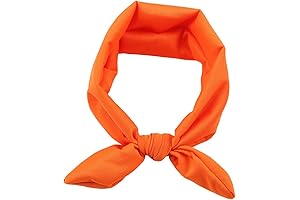 Baby Girl's Cuddly Comfort: Orange Charm Bow Headband