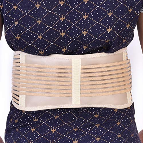 Faja lumbar autocalentable transpirable talla XL beige miniatura 2
