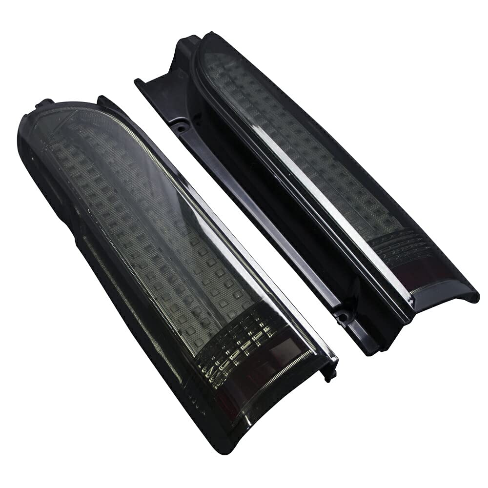 Amazon | 200系 ハイエース フルLEDテールランプ 縦スモーク 184発