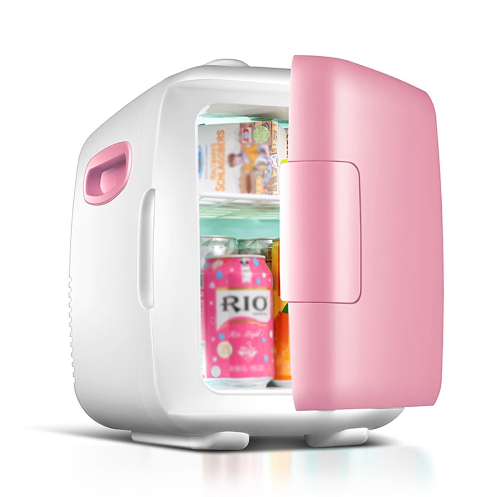 Yajuer 0.4 cu ft Compact Fridge Pink