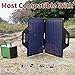 Upgrade Topsolar 60W Foldable Portable Solar Panel Charger Kits for Portable Power Station Generator Cell Phones Camera Lamp 12V Car Boat RV Battery(Dual USB Ports & 19/14.4V DC Output)