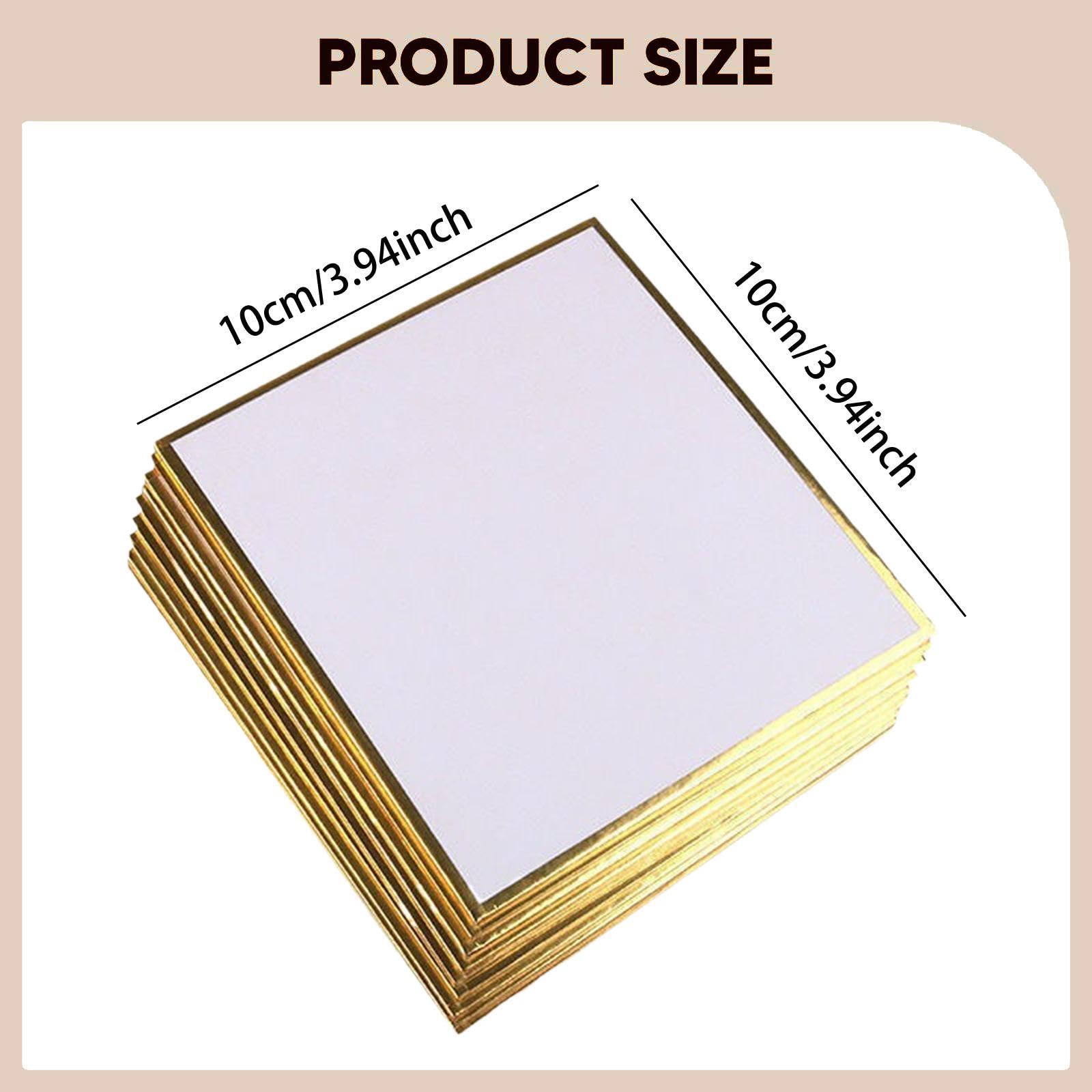 Amazon | 色紙 10枚セット 正方形 15x15cm (6x6 inch) ホワイト 書道