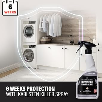 Karlsten Silverfish Killer Spray Fast Effective Quality Silverfish Killer 500 ml Non staining