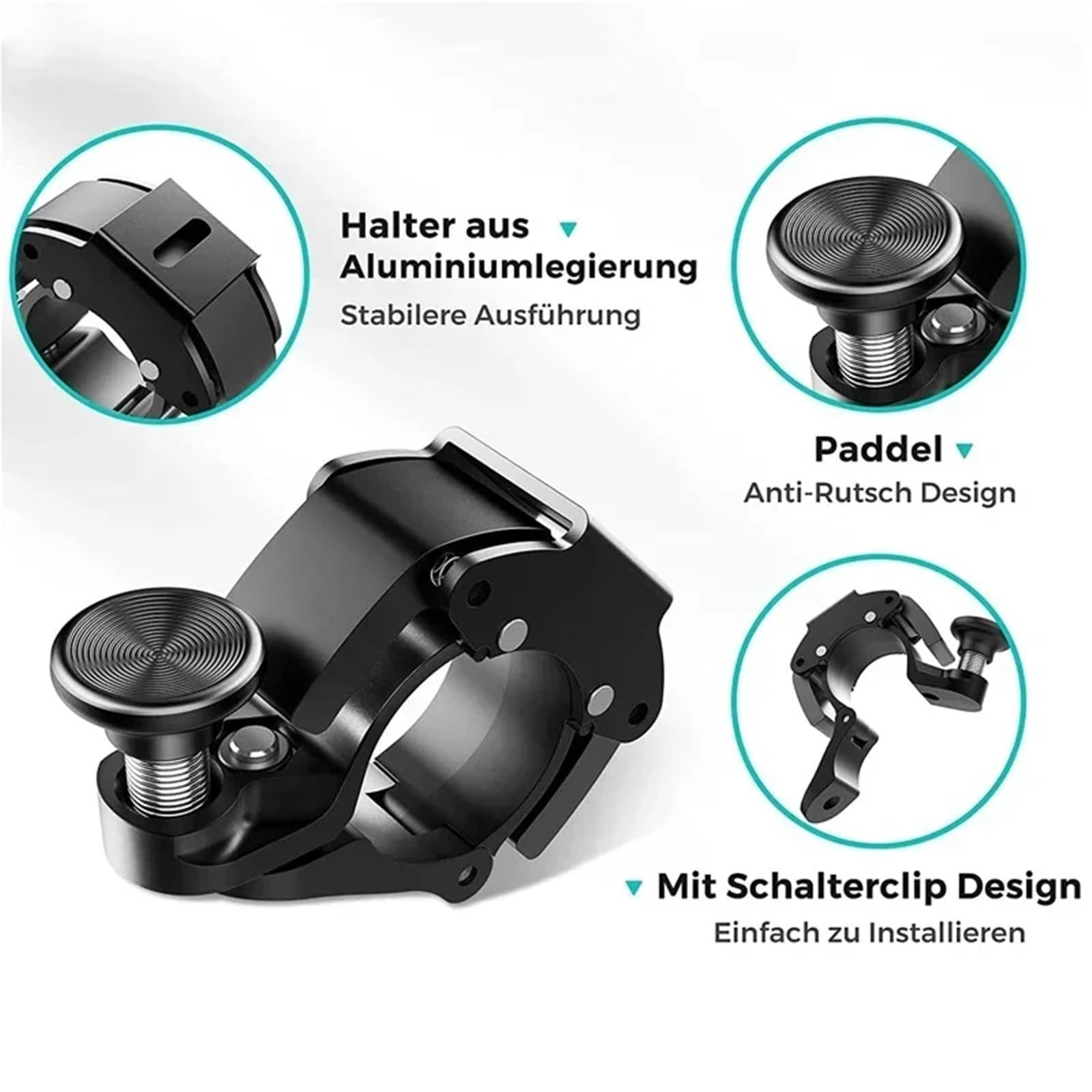 Campanello per bicicletta 8 pezzi in acciaio inox anello per bicicletta MTB Ciclismo Horn Bike Bell Manubrio Sound Horn per la sicurezza della bicicletta Accessori per bici elettriche