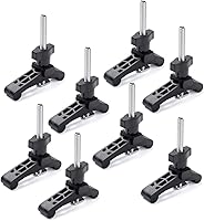 Vista 9 de POWERTEC 71082 T-Track Mini abrazadera de sujeción, 3-5/8 pulgadas de largo x 3/4 pulgadas de ancho (paquete de 3)