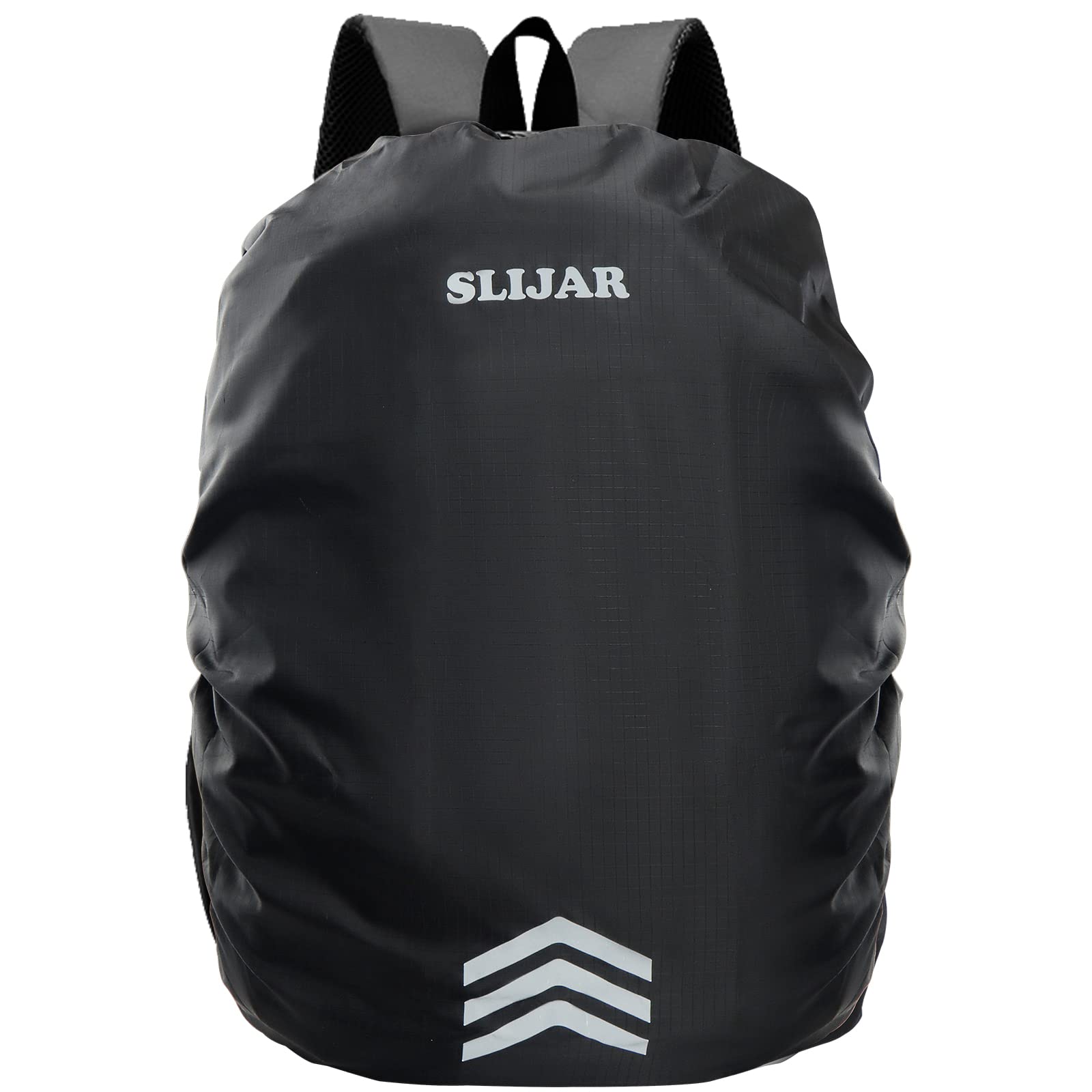 SLIJAR Reflective Backpack Cover,Adjustable Dustproof and Waterproof Backpack Cover Suitable for Hiking, Camping, Cycling