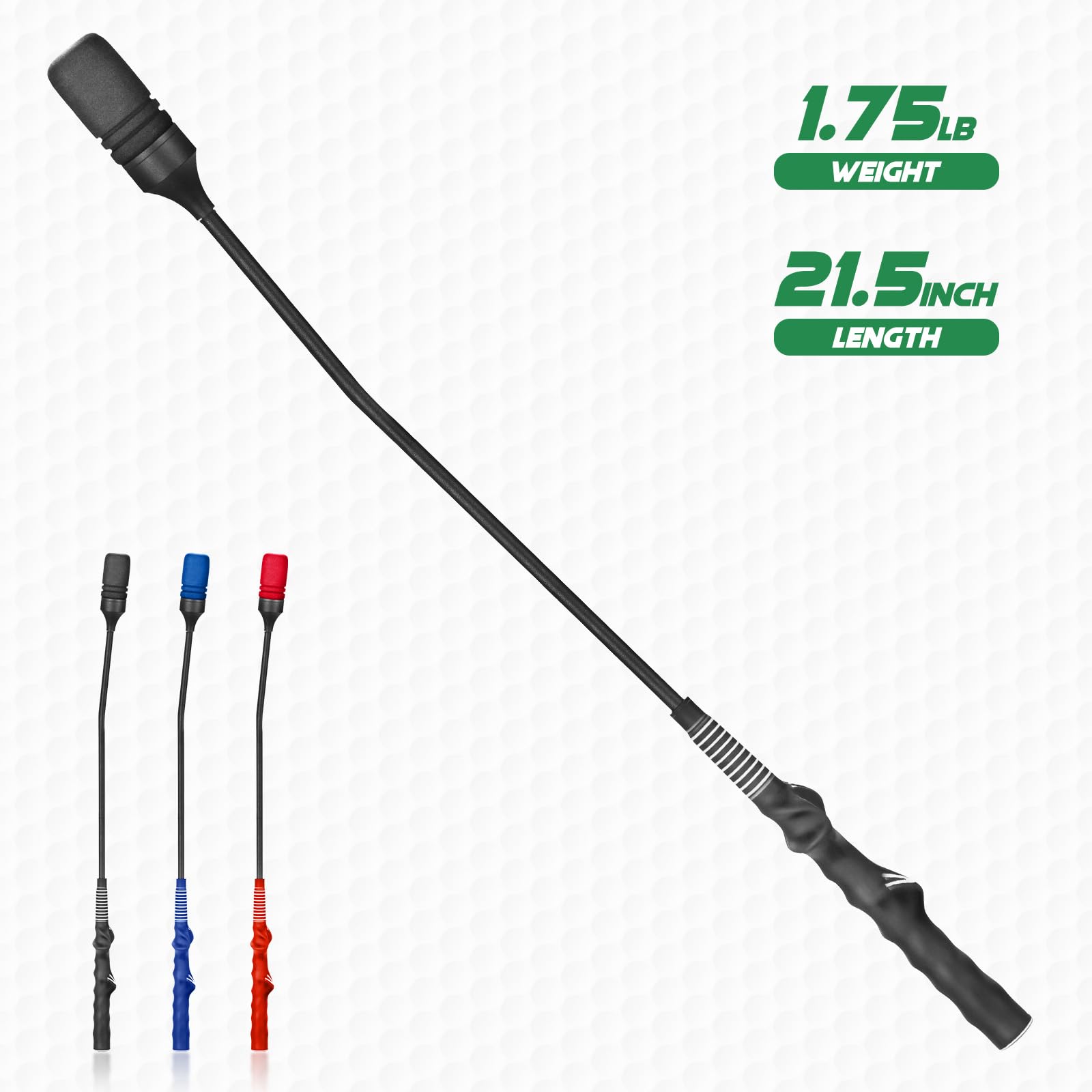 Golfschwung-Trainer – Klickstab-Golftrainer für Golf-Tempo-Praxis, gewichtete Golf-Trainingshilfe hilft, die Kraft zu verbessern, den Schwungrhythmus zu verbessern und das Gleichgewicht zu
