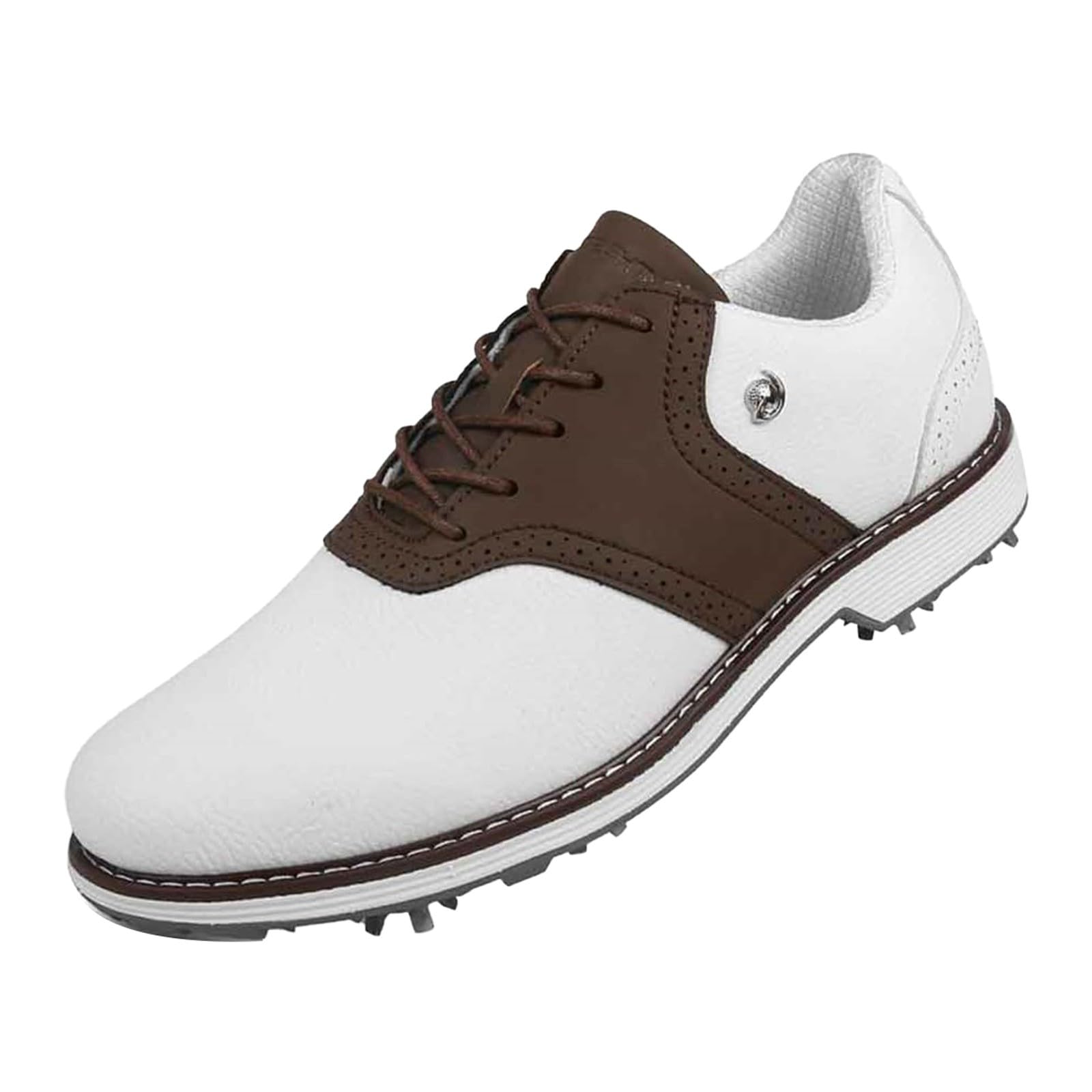 Zapatos de golf para hombre, con cordones, elegantes, informales, talla