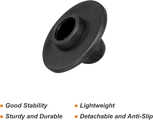 Miniatura 5 de PATIKIL Pie para silla de campamento, paquete de 8 tubos de 0.59 pulgadas de diámetro desmontable antideslizante para taburetes de repuesto para