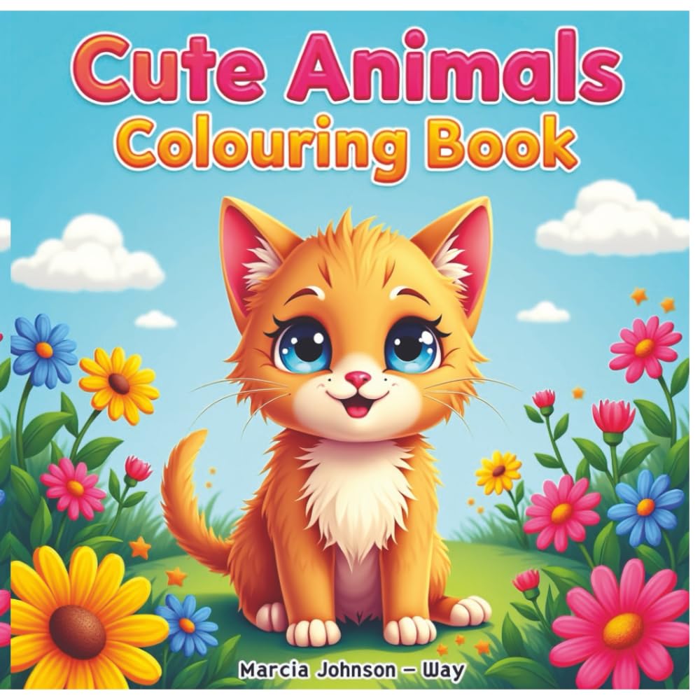 Cute Animals Colouring Book