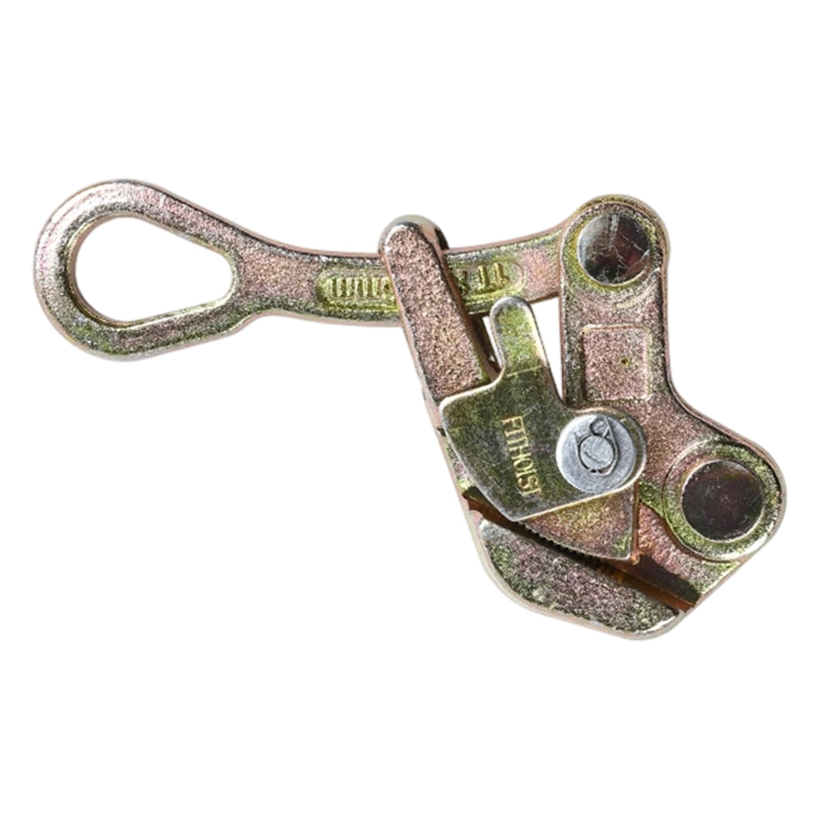 Aqvjd 1T Grip Power Lines Tightener With Accuracy Teeth For Secure Wire Rope Clamping In Electrical & Telecoms Applications Permanent Mild Steel Hold