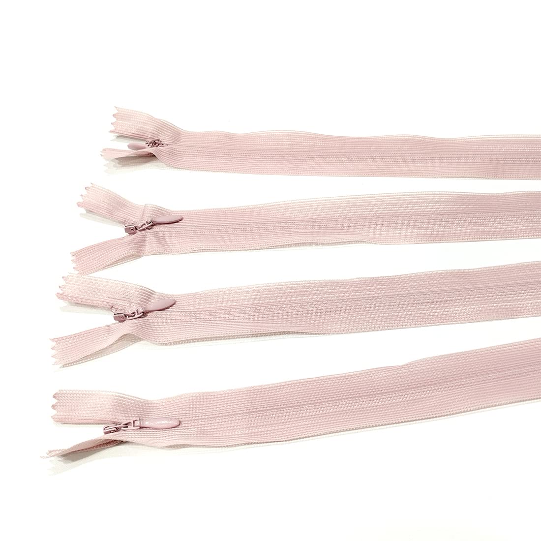 Closed Invisible Zipper, 5 Sizes and 20 Colors #3, Fine Zipper, Elegant and Discreet for Sewing on Clothes Dresses, Skirts - Image 3