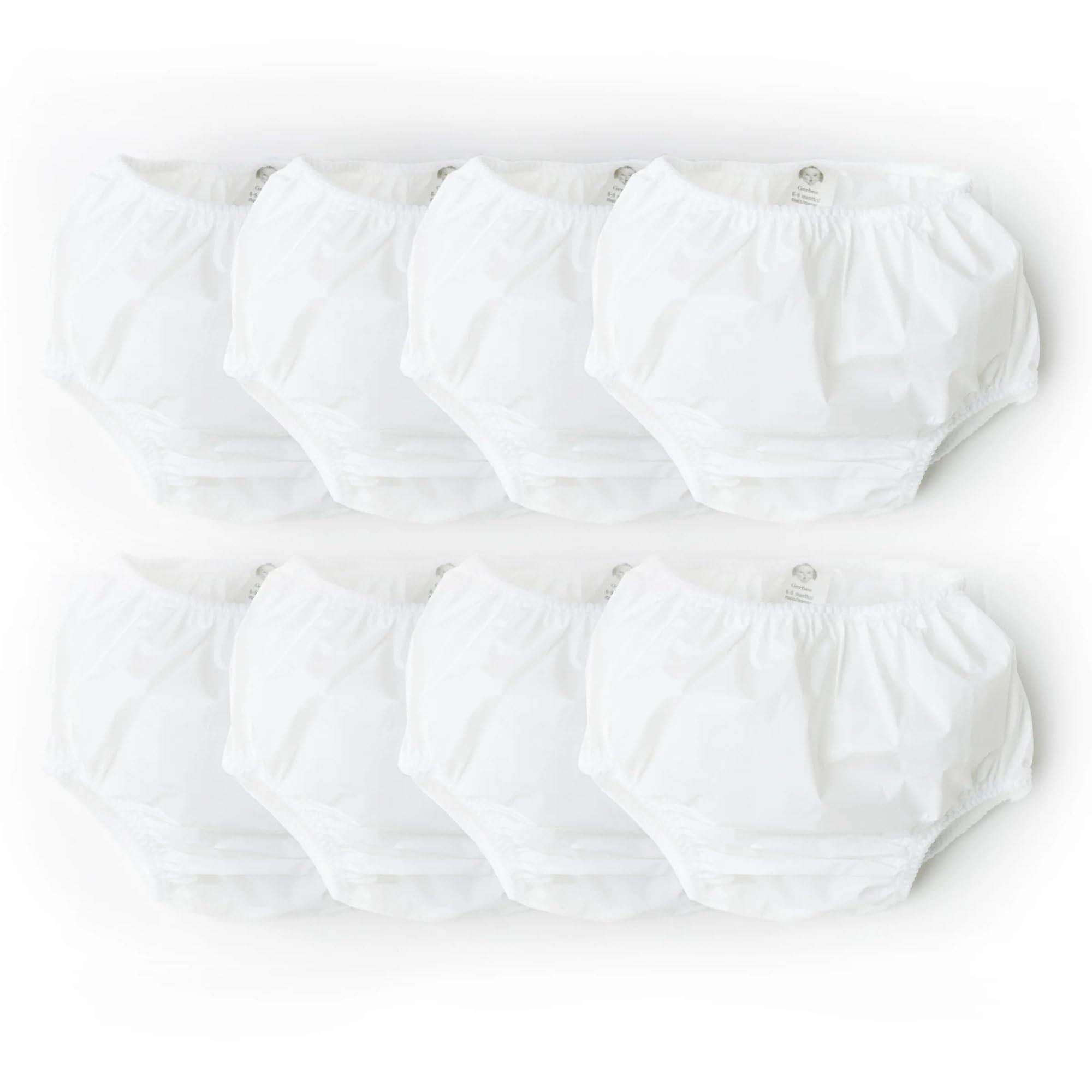 Gerber Baby 2-Pack Waterproof Pants – Leakproof Reusable Diaper Cover Training Pants, Soft Pull-On Potty Training Essentials for Infants & Toddlers-image-1