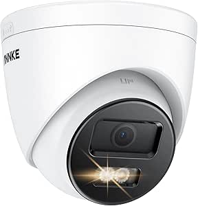 ANNKE C800 4K PoE Security Camera with AI Human/Vehicle Detection, IP Cam with Audio,Wide Angle, Remote Access, 100 FT 2.0 Night Vision, IP67, H.265+, Support to 512GB TF Card
