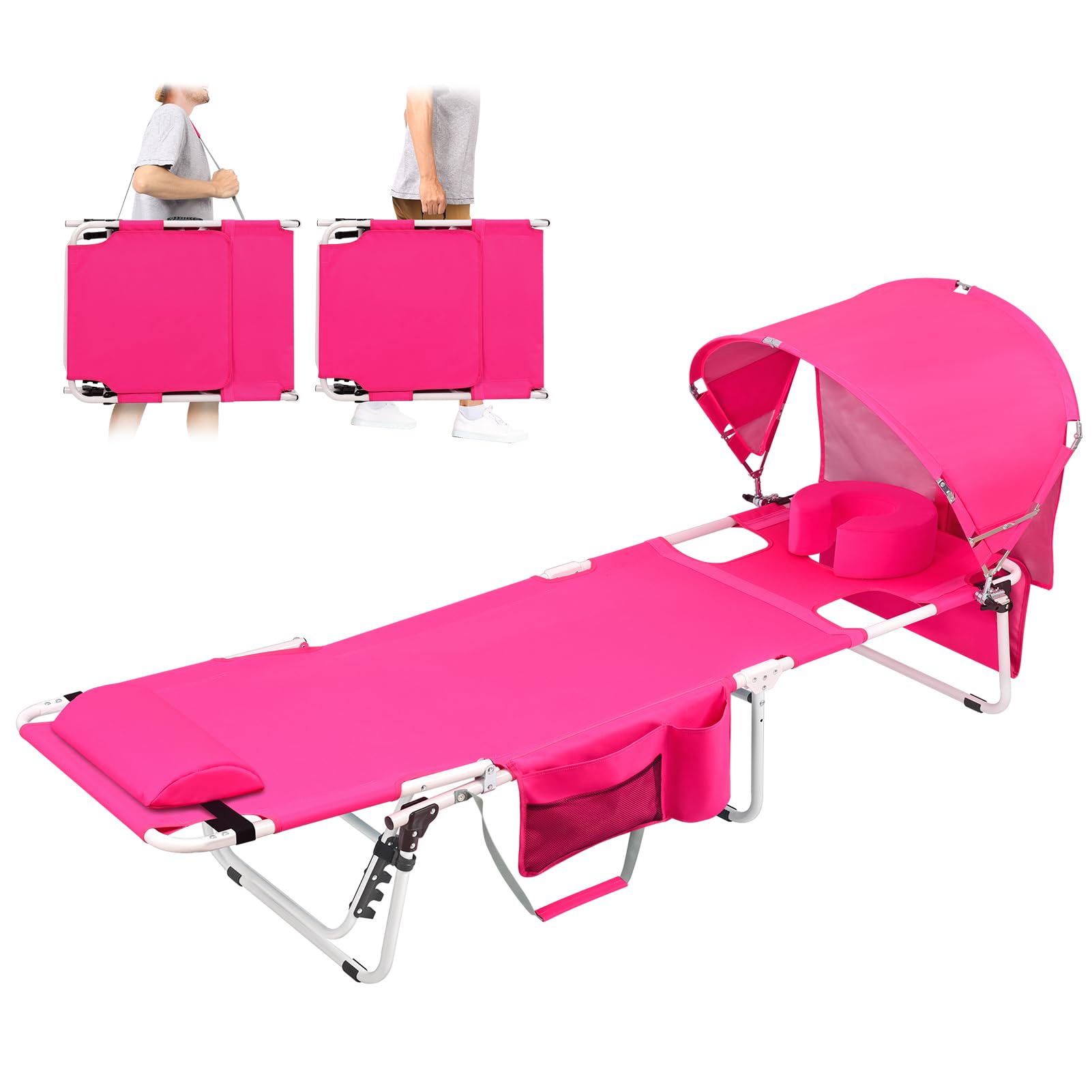 Minndudu Pink Canopy Chair