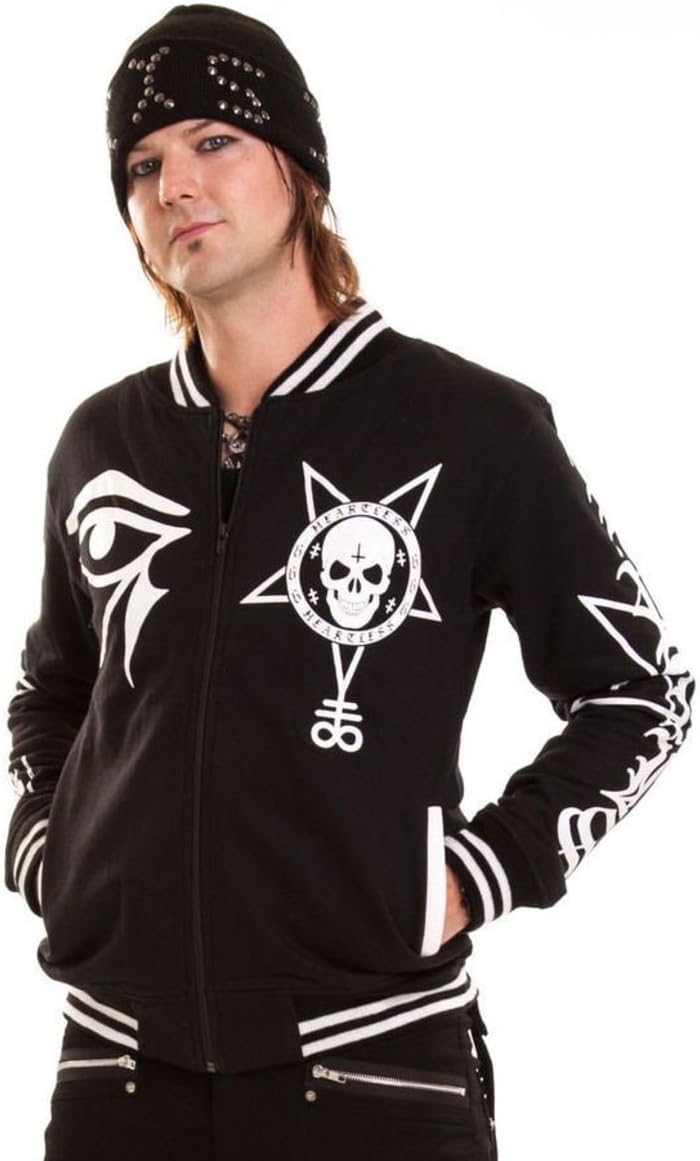 Heartless - TRIPLE SIX VARCITY - Mens Cotton Varsity Jacket (X-Large)