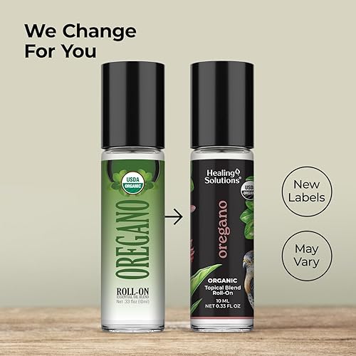 Miniatura 6 de Healing Solutions Paquete de 2 unidades de perfume y cuidado de la piel con aceite esencial de orégano orgánico certificado por la USDA