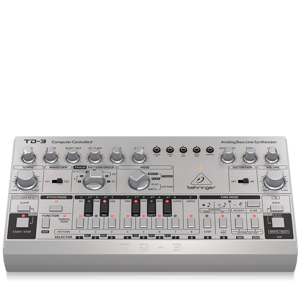 Buy Behringer TD3SR Analog Bass Line Synthesizer Silver
