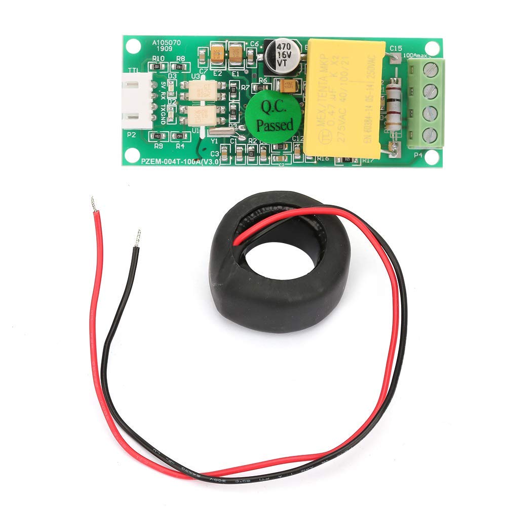 PZEM-004T AC 80~260V 100A Mini Multifuncion power energy amp voltage monitor meter communication module with CT coil-picture-19