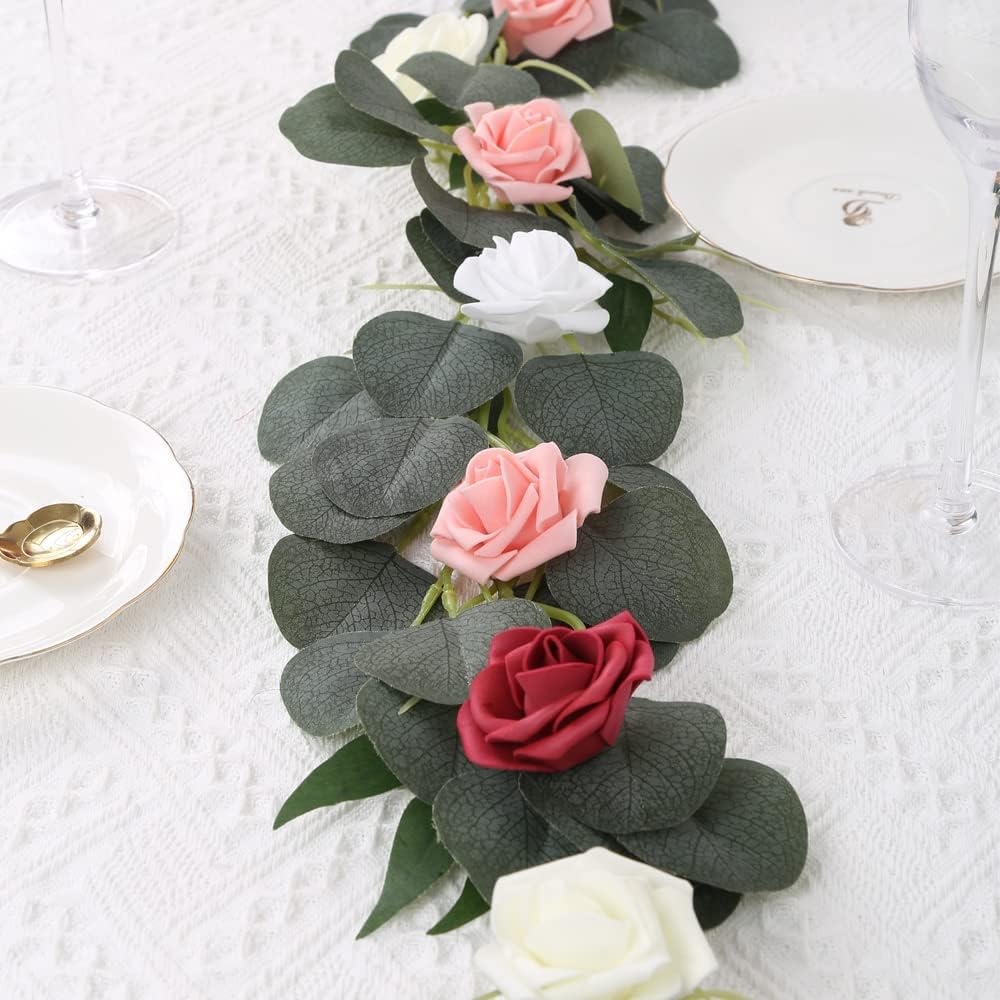 Artificial Rose Flower Heads, 200 PCS Peach Foam Roses for Crafts 1.97in Real Looking Fake Roses for DIY Wedding Party Baby Shower Home Decoration(Peach) - Image 5