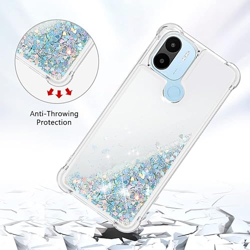 Miniatura 5 de Funda de silicona para Xiaomi Redmi A1 2022, Redmi A1+ Funda Quicksand Liquid Soft TPU Linda delgada a prueba de golpes Funda protectora