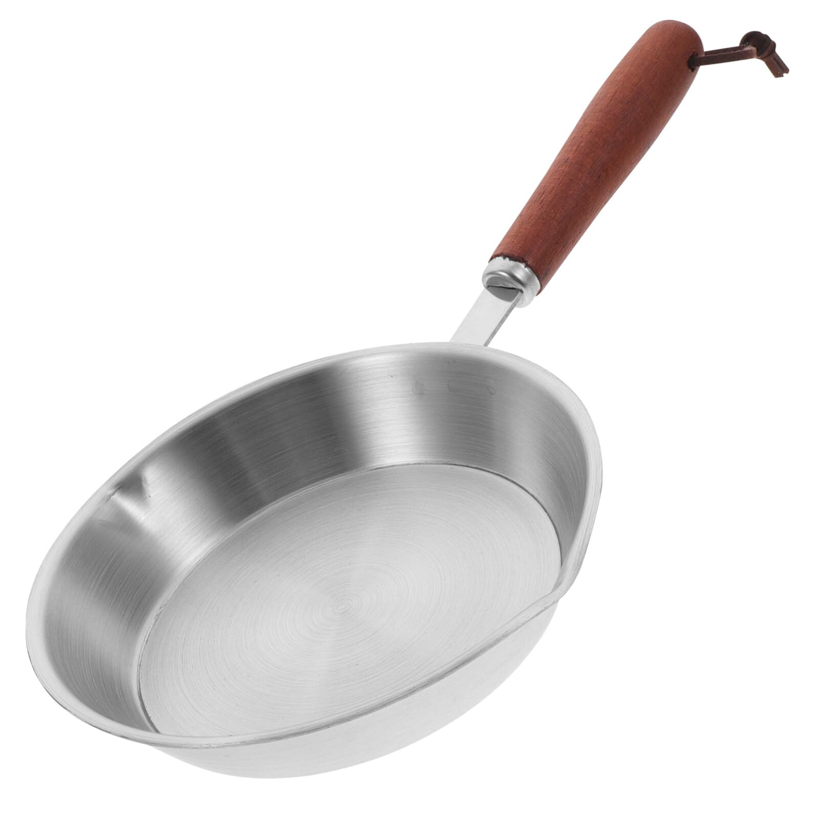 Alipis Stainless Steel Mini Pot Nonstick Frying Pan for Eggs Omelets Pancakes Compact Skillet for Breakfast