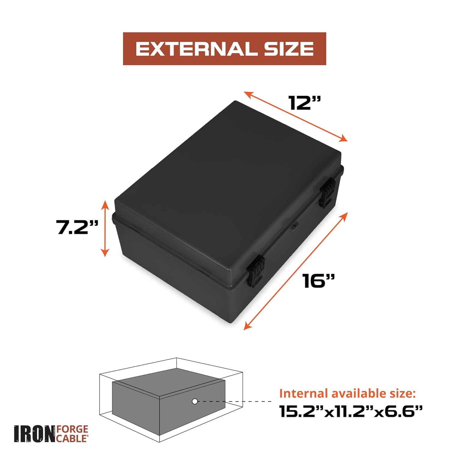 Iron Forge Outdoor Junction Box - Waterproof -7 Iron Forge Outdoor Junction Box - Waterproof -7